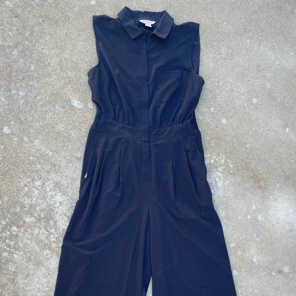 Athleta Brooklyn Heights Wide Leg Jumpsuit (Size 10)